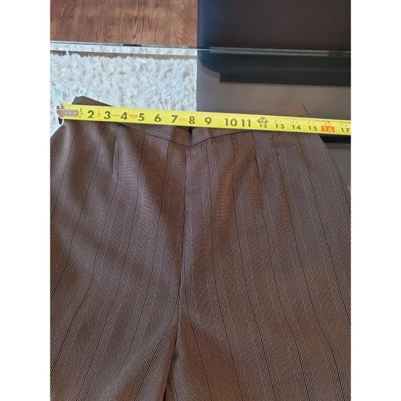 Perceptions Women Brown Polyester Single Breasted Blazer & Top, Pant 3 Pc 12 - Picture 9 of 12